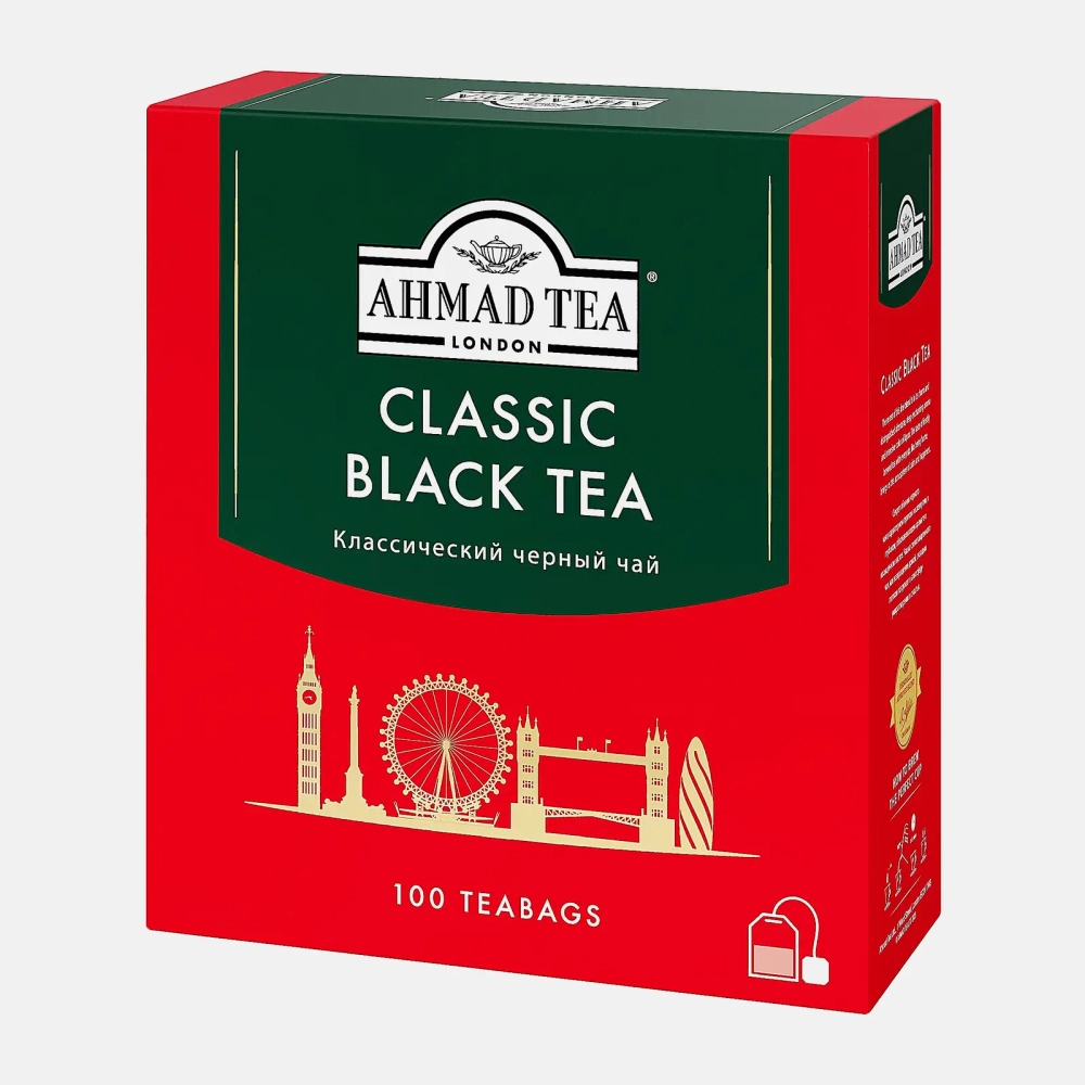Чай черный Ahmad Tea Classic Black Tea 100пак