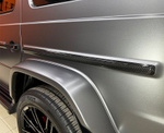 Карбоновые боковые молдинги для Mercedes Benz G class W465 G63 G500 G550 2025+ Гелик Гелентваген