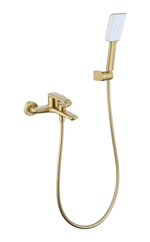 02131-S Смеситель од. для ванны кор. (Мат. Золото)  GANZER  (8/1шт)