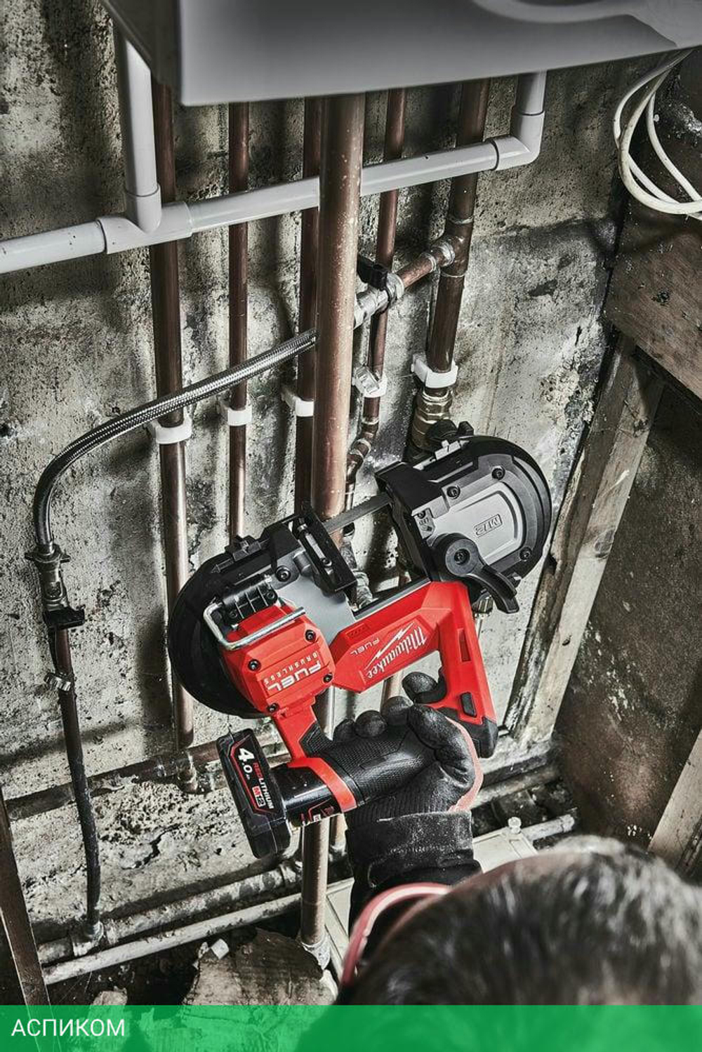Ленточная пила Milwaukee M12 FBS64-402C FUEL (4933478441)