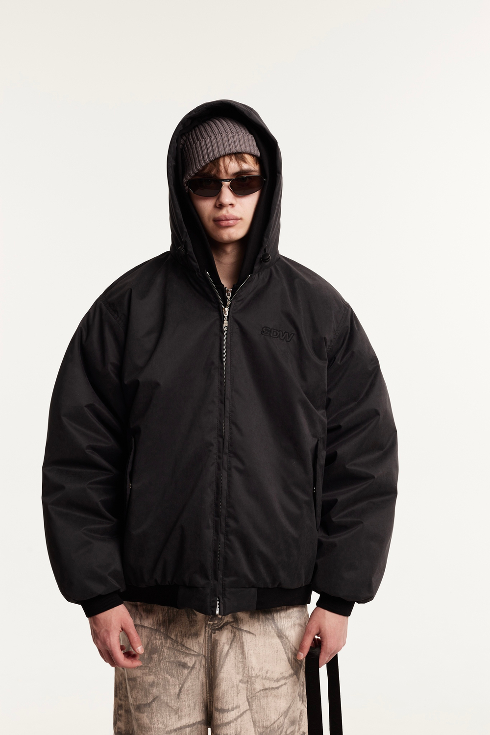 Jacket Peach Black
