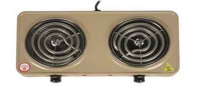 Электроплитка ВАСИЛИСА ВА-902 бежевая двухконфор.