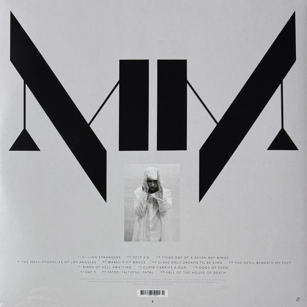 Виниловая пластинка Marilyn Manson ‎– The Pale Emperor 2LP White