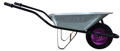 Тачка строительно-садовая оцинков. 90л. колесо цельнорезиновое---