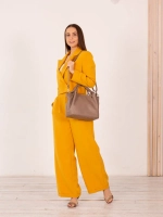 Сумка женская шоппер через плечо на ремне из экокожи большая повседневная для женщины и мамы