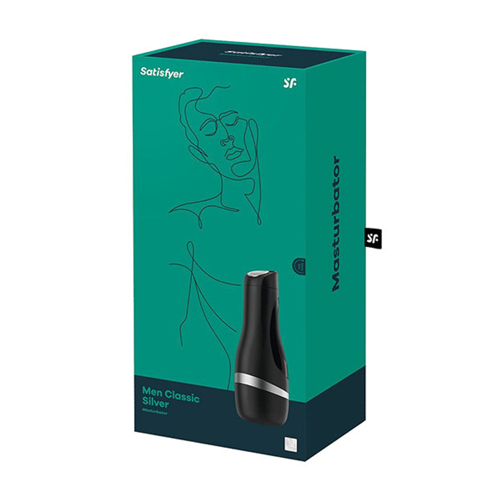 Мастурбатор 25см Satisfyer Men Classic Silver