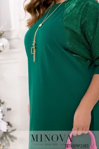 Платье 2483-зеленый Minova