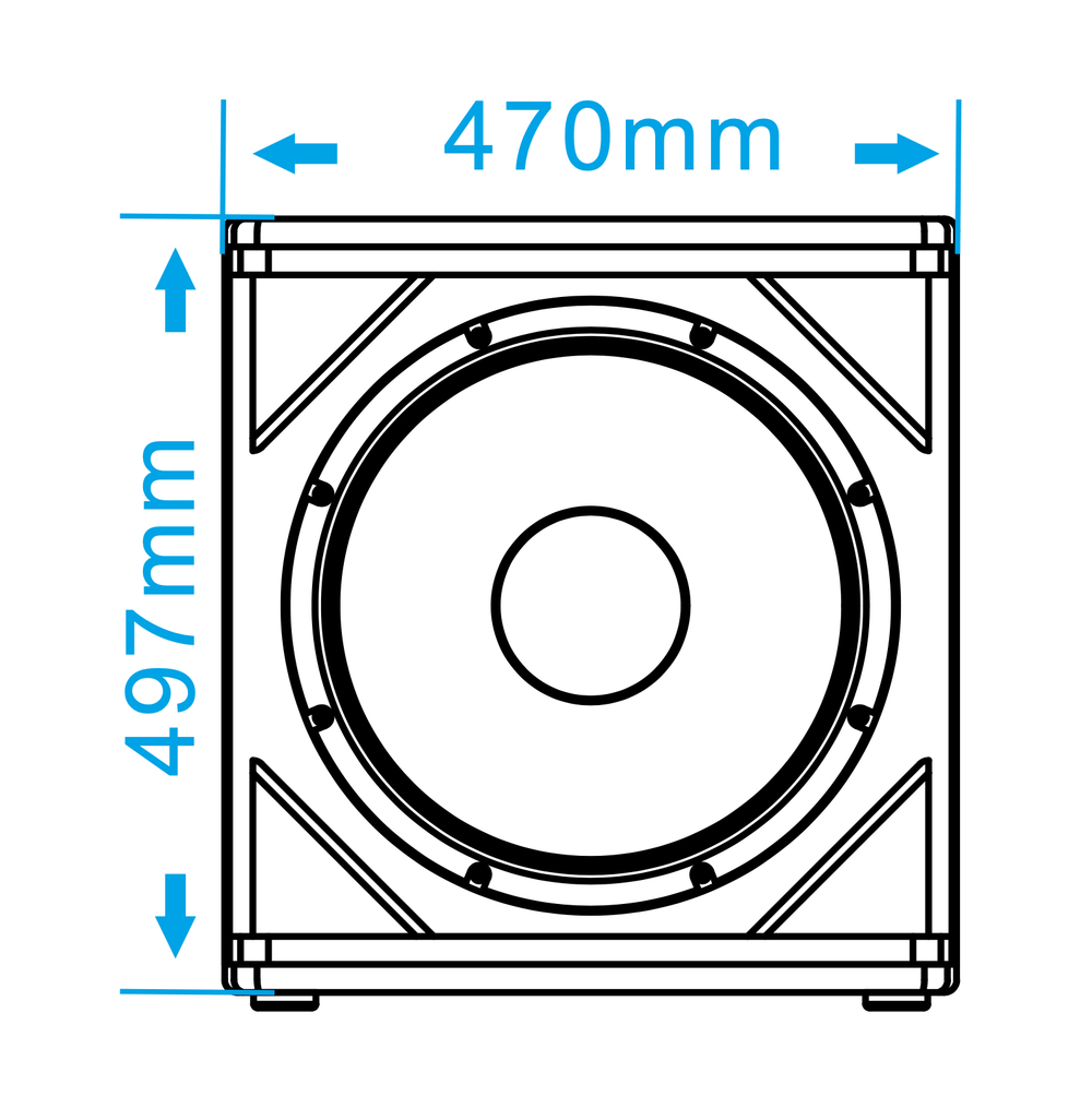Пассивный сабвуфер ZM Audio KS15S — 1×15'' 600 Вт AES IP44