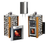 Дровяная печь для бани ЕРМАК 36 СЕТКА-ЛЮКС (Чугун)