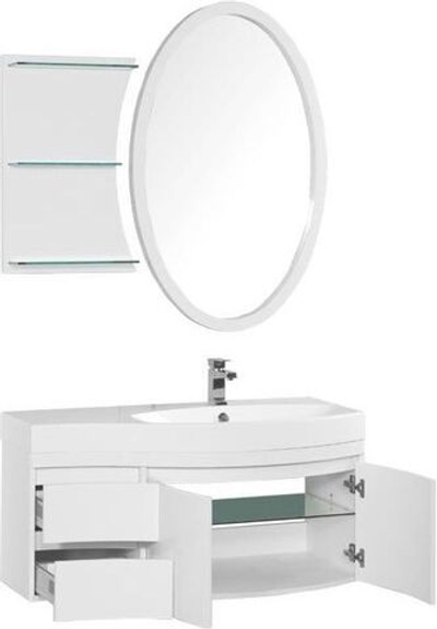 Мебель для ванной Aquanet Опера 115 R белый (2 дверцы 2 ящика)