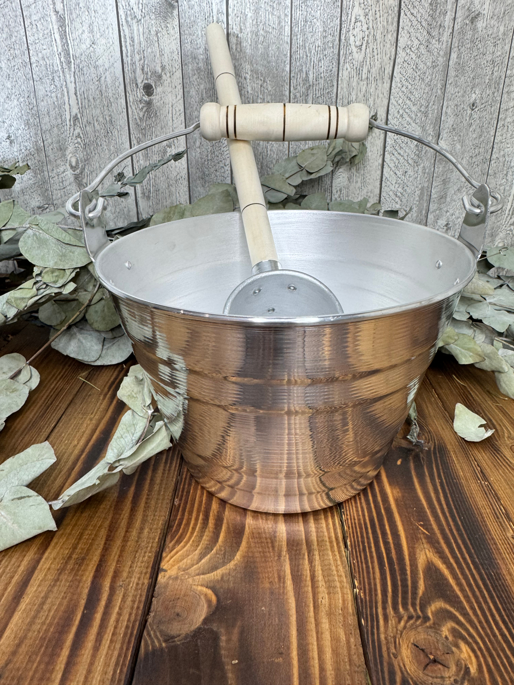 Ведро-запарник алюминий 5л