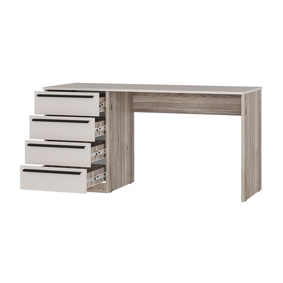 Стол письменный УРБАН ПС-05 (1500х753х600) дуб смоки/кашемир /1/