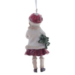 GAEM Изделие декоративное подвесное "Девочка/Мальчик", L6 W4,5 H11,5 см, 6в.