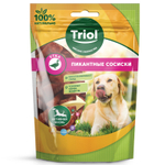 Лакомство для собак Пикантные сосиски из утки, 70г Triol