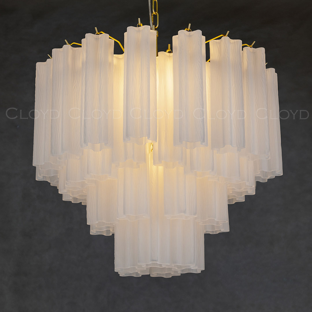 Люстра Cloyd ANNO-C C7 / Ø58 см - латунь светл. - белое матовое стекло (арт.11649)