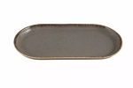 Блюдо овальное 30 cm / DARK GREY