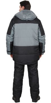 Куртка зимняя "Сириус-Европа" (с.серый/черный)