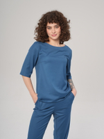 Блуза медицинская женская | Бл-349/2 3/4 статус премиум