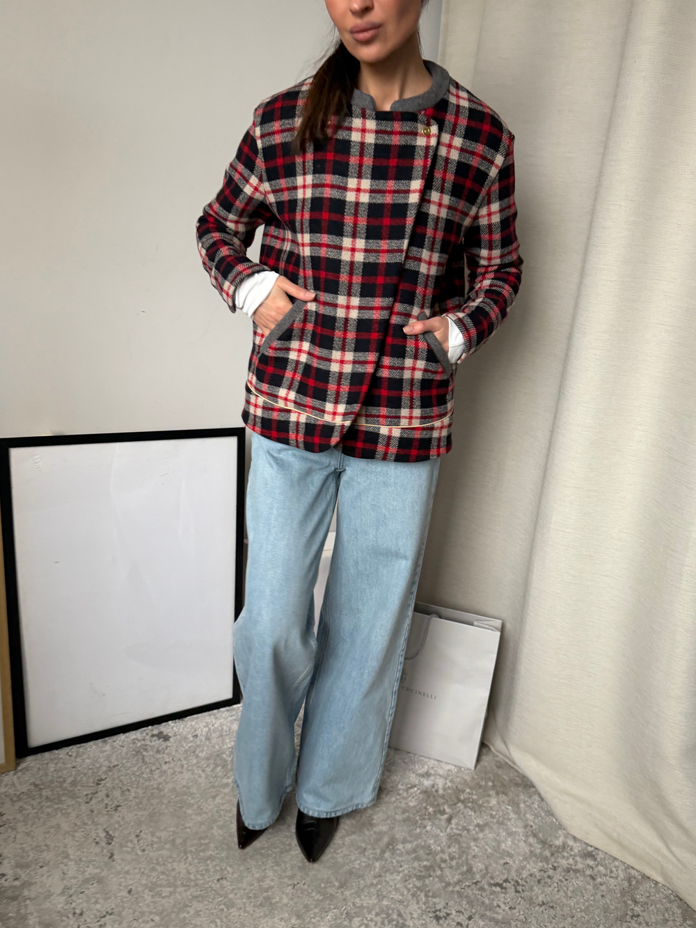 Шерстяное пальто Ba&sh, XS