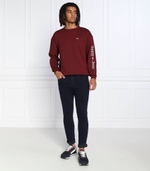 Худи linear placement Tommy Jeans - бордовый(DM0DM15012)