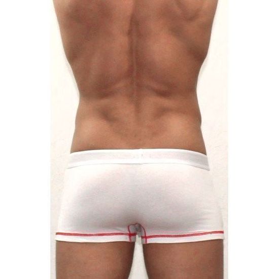 Мужские трусы боксеры белые с белой резинкой Tommy Hilfiger White