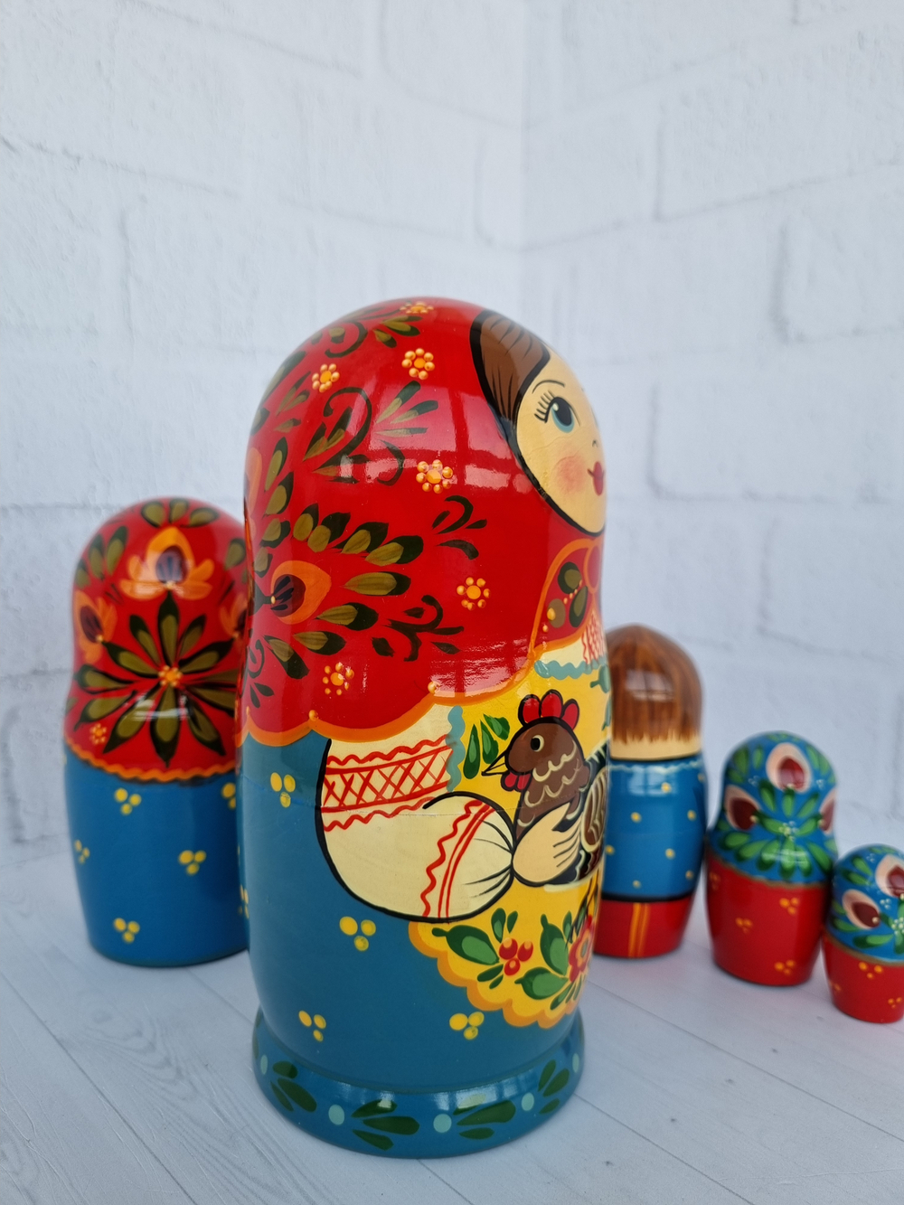 Матрешка "с курочкой" традиция 5мест