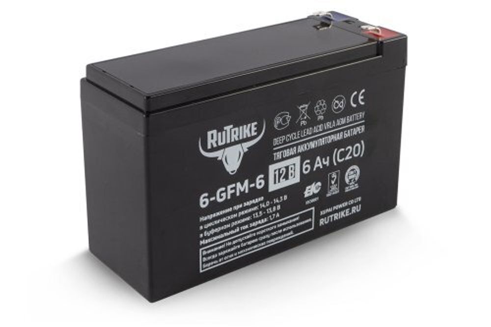 Аккумулятор RuTrike 6-GFM-200 (12V200A/H C20)