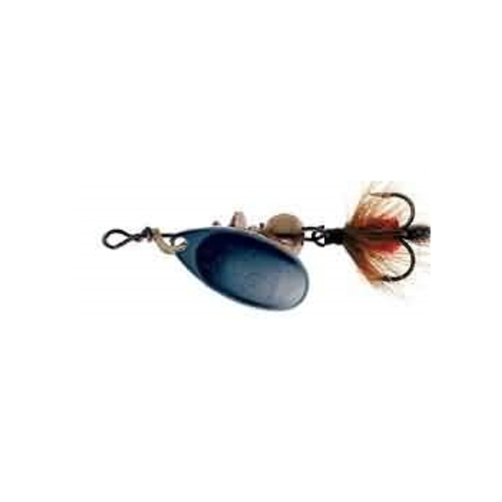 Блесна вращающаяся Mepps AGLIA MOUCHE, 00, Black/Red fly