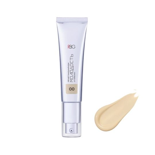 RBG Russian Beauty Guru Легкий тональный крем "Молодость" тон 00 светлее светлого, 30 мл