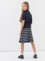 Джемпер для девочки арт. AT925 темно-синий