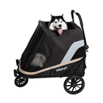 Коляска для собак/животных Grand Cruiser Large Dog Stroller, 4-Wheel Foldable Big Dog Pram for Large Breeds, Senior & Injured Pets