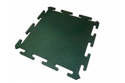 Покрытие Rubblex Puzzle Standart  100х100х2,5 см 65-70ШОР Зеленое