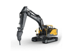 Радиоуправляемый экскаватор Double Eagle Volvo EC160E 1/16, 2.4G, все шестерни и система привода металл , 3 в 1 RTR , E598-003