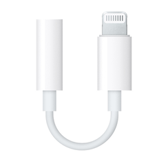 Адаптер Apple Lightning - mini jack 3.5 мм, для гарнитуры и наушников (MMX62ZM/A)