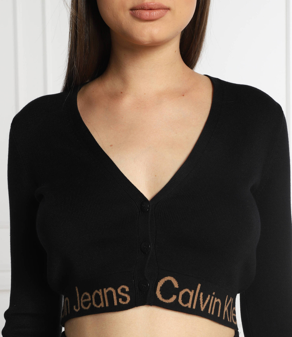 кардиган CALVIN KLEIN JEANS - черный(J20J219999)