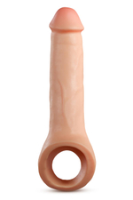 Телесная насадка-удлинитель Thrive 8.75 Inch Realistic Penis Extender Sleeve - 22,2 см.