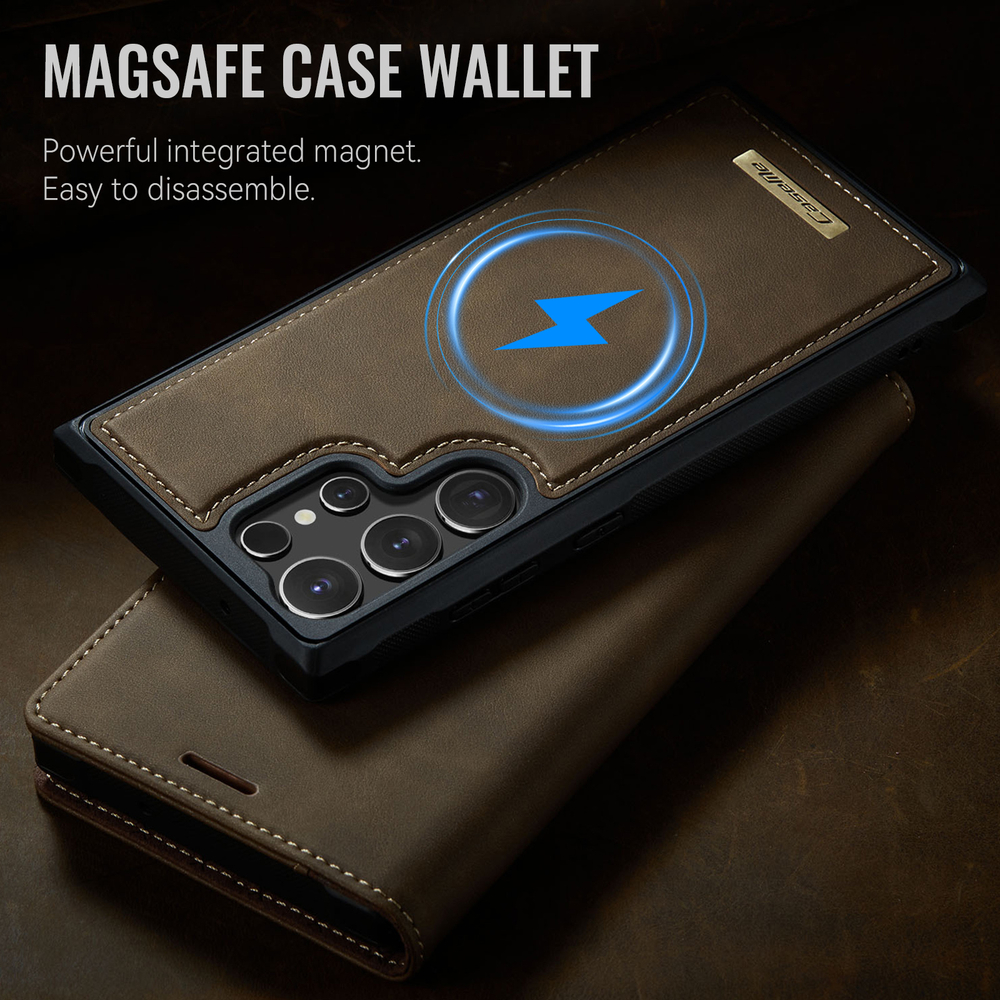 Чехол-кошелек CaseMe 2 in 1 MagSafe Samsung Galaxy S24 Ultra