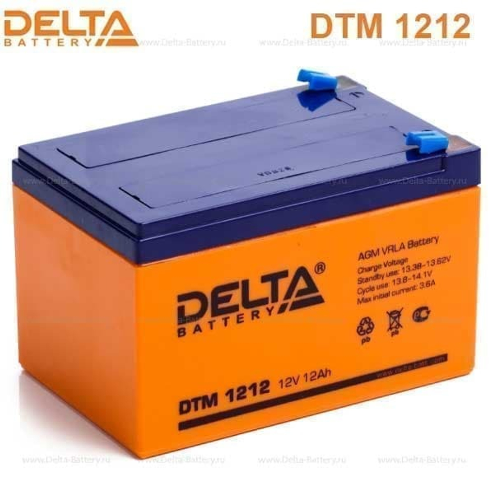 Аккумуляторная батарея Delta DTM 1212 (12V / 12Ah)