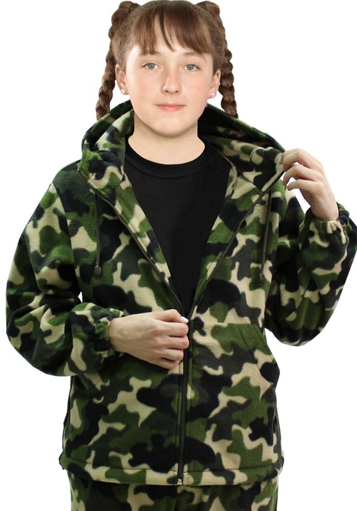 Костюм детский Флисовый зелёный НАТО