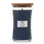 Свеча ароматическая WoodWick Indigo Suede большая 610 г.