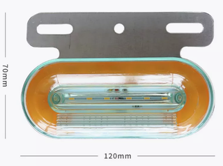 Указатель габаритов на кронштейне металл- Желтый LED  6smd G7006-24V (кт 4шт)