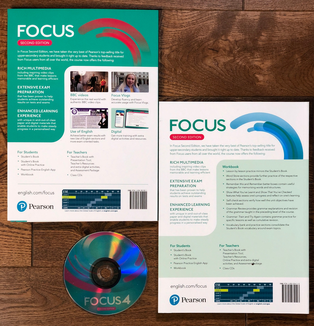 Focus Second Edition 4 (SB + WB + CD)