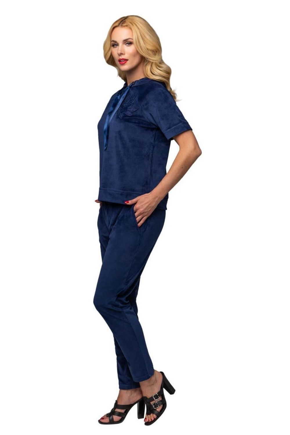 Костюм с коротким рукавом и капюшоном (Размер: L) (Цвет: бежевый)