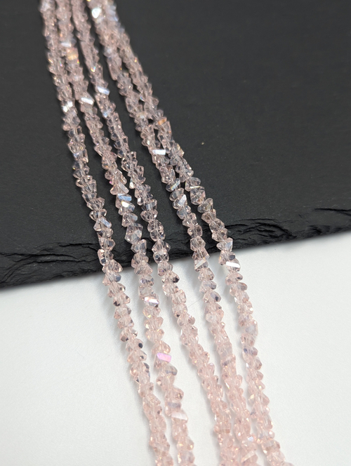 Алмазное стекло 4мм, розовый