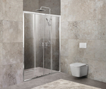 Душевая дверь BELBAGNO UNIQUE-BF-2-170/200-C-Cr стекло прозрачное/профиль хром