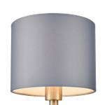 8108/1W MODERNI LN26 182  латунь титаниум/серый, металл/текстиль/стекло Бра E14 40W 220V DAMONA