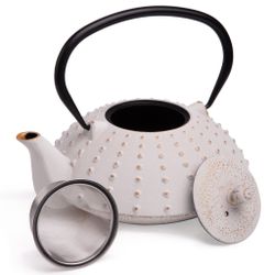 ЗАВАРОЧНЫЙ ЧАЙНИК ЧУГУННЫЙ С ЭМАЛИРОВАННЫМ ПОКРЫТИЕМ ВНУТРИ 1200 МЛ