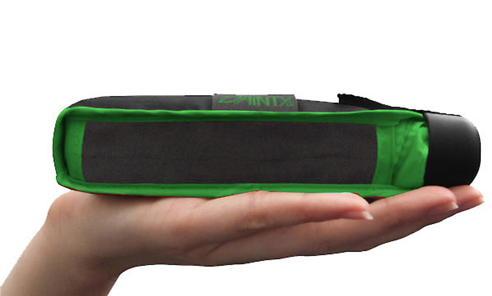 Очень компактный зонт Euroschirm Dainty Green  (15,5 см) 1028-OBG