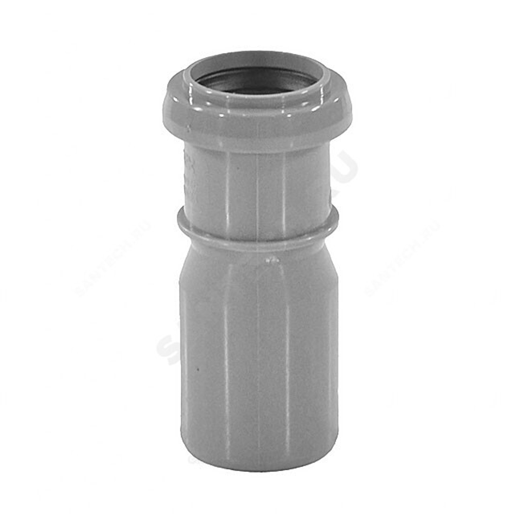Переход PP-H эксцентрический серый BASE Дн 40х32 б/нап в/к VALFEX 25040032