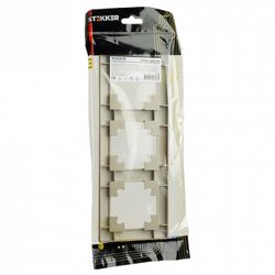 Рамка на 3 поста Stekker Катрин 49608